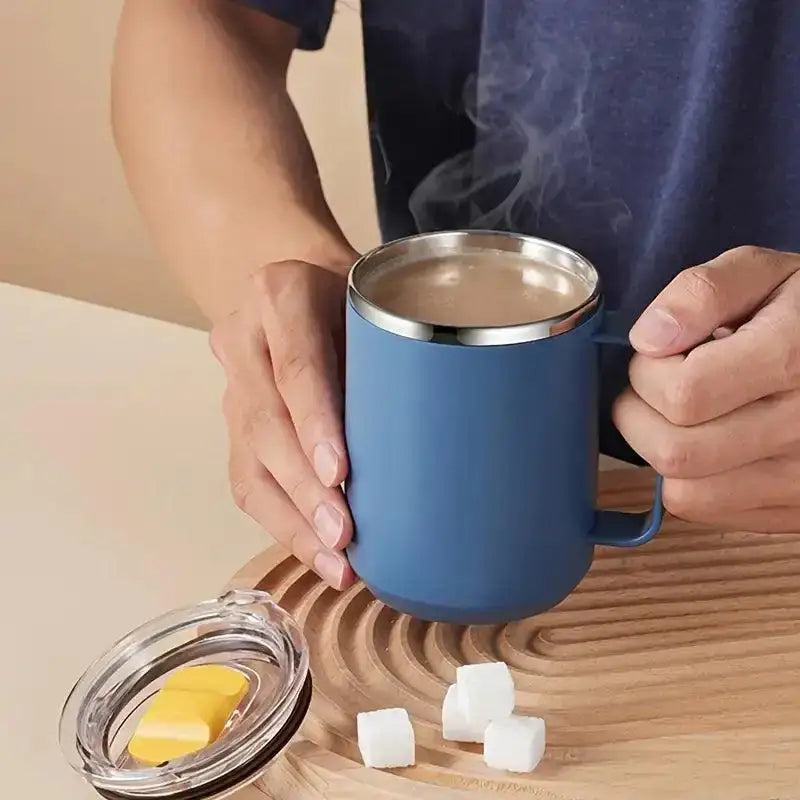 Taza de doble capa de acero inoxidable 304. - MxZap