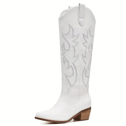 Botas media caña mujer piel suav - MxZap