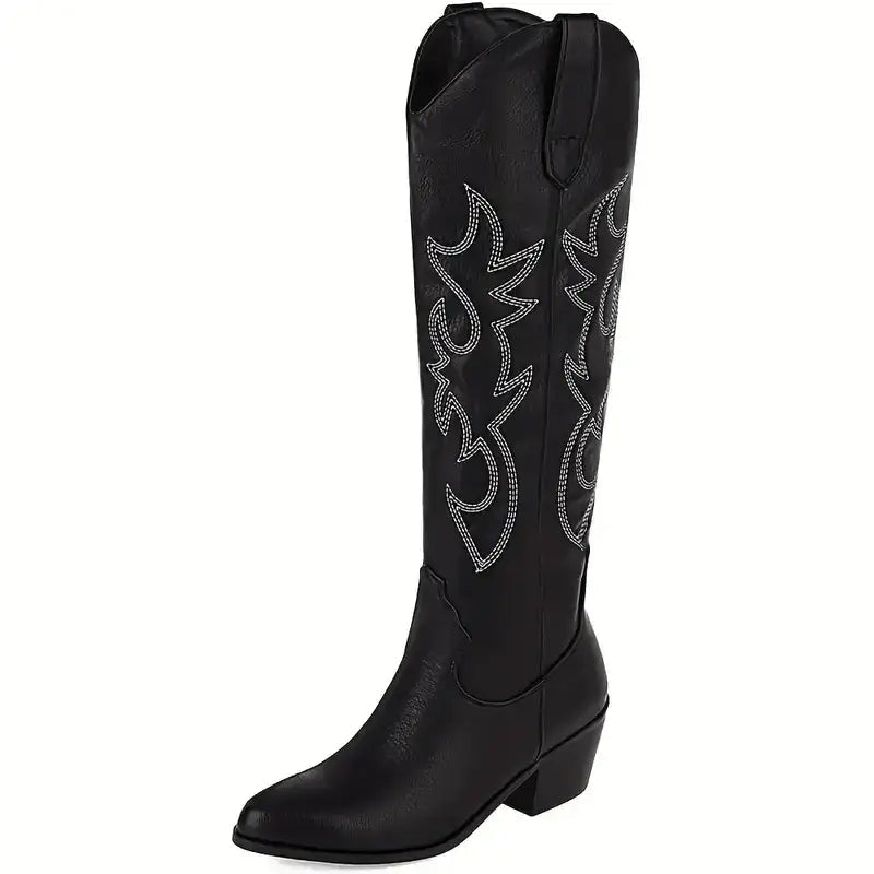 Botas media caña mujer piel suav - MxZap