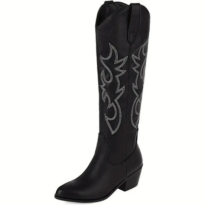 Botas media caña mujer piel suav - MxZap