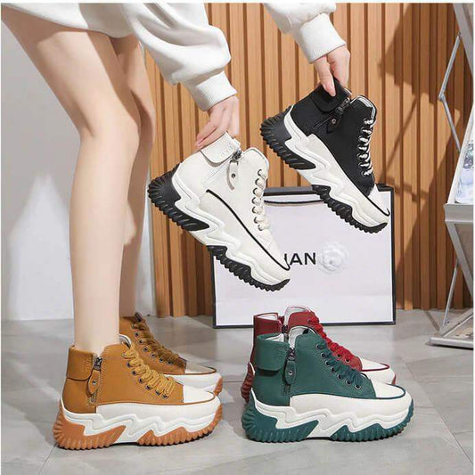 zapatillas altas con suela gruesa - MxZap