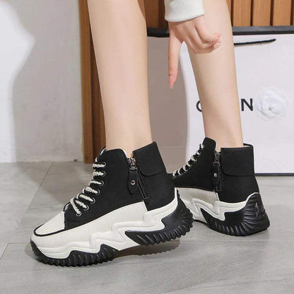 zapatillas altas con suela gruesa - MxZap