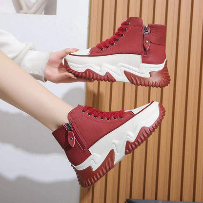 zapatillas altas con suela gruesa - MxZap