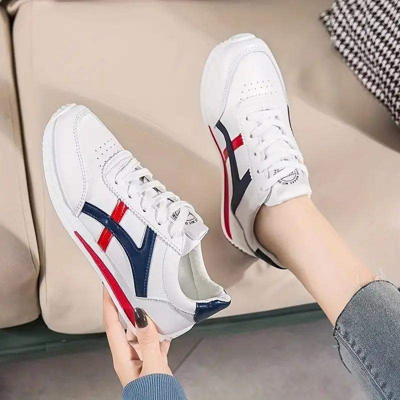 Zapatillas planas bloques color para mujer - MxZap